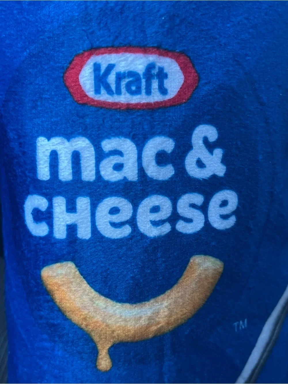 Kraft Mac & Cheese Plush Dog Toy Squeaker Original Flavor NWT